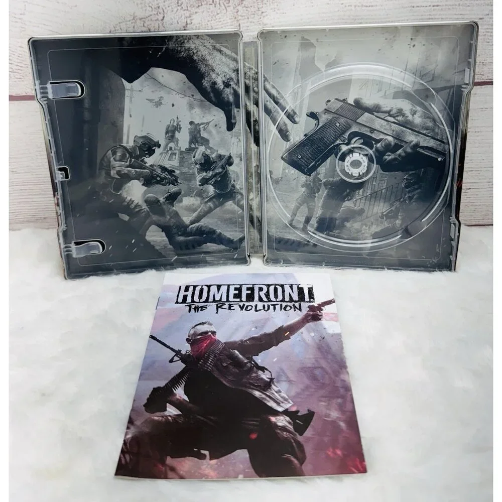 Homefront The Revolution ( PS4, PlayStation 4, 2016) Steelbook NO DISC + Manual